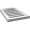 Ekena Millwork Arch Top Surface Mount PVC Gable Vent: Non-Functional, w/2"W x 1-1/2"P Brickmould Frame, 14"W x 20"H GVPAR14X2002SN - alternate 4